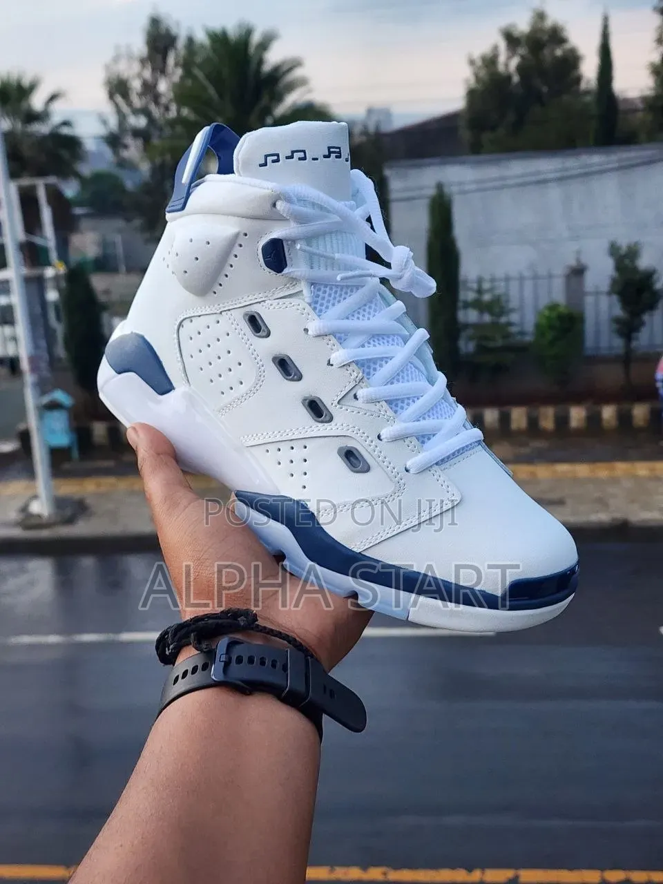 Jordan 6full Whit High Master Quality Shoes Made in Vietnam