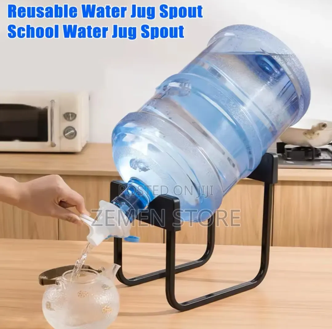 Countertop Water Gallon Jug Stand Holder With Fast-Flow Dispenser