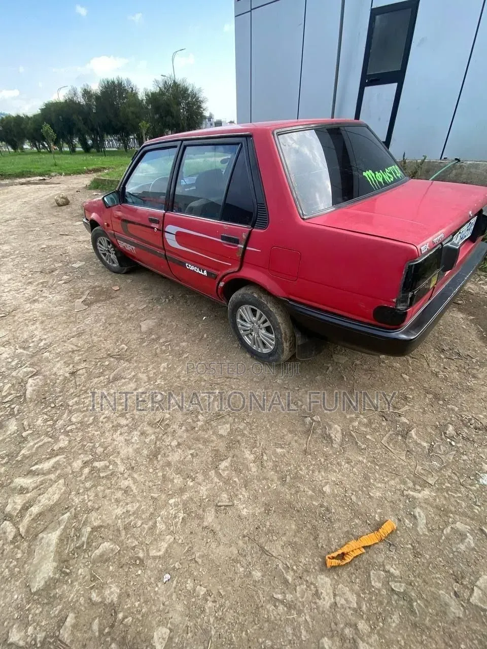 Toyota Corolla 1986 Red