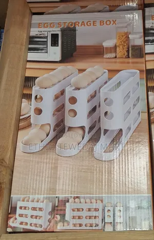4-Tier Egg Organizer || Egg Storage Box የእንቁላል ማስቀመጫ