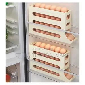 4-Tier Egg Organizer || Egg Storage Box የእንቁላል ማስቀመጫ