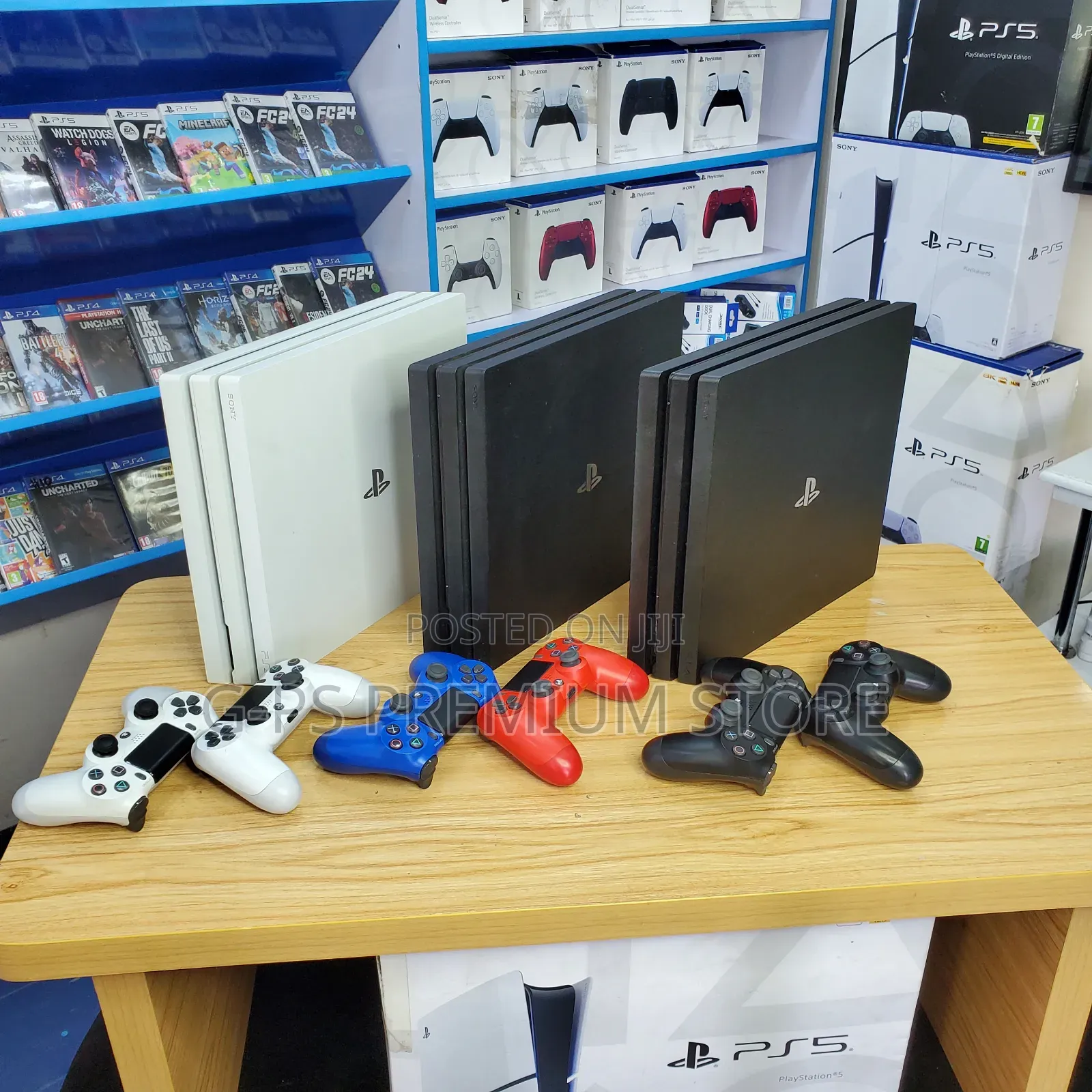 PS4 Pro Original – 2 Original Controller – 6 Month Warranty ታላቅ ዲስካውንት