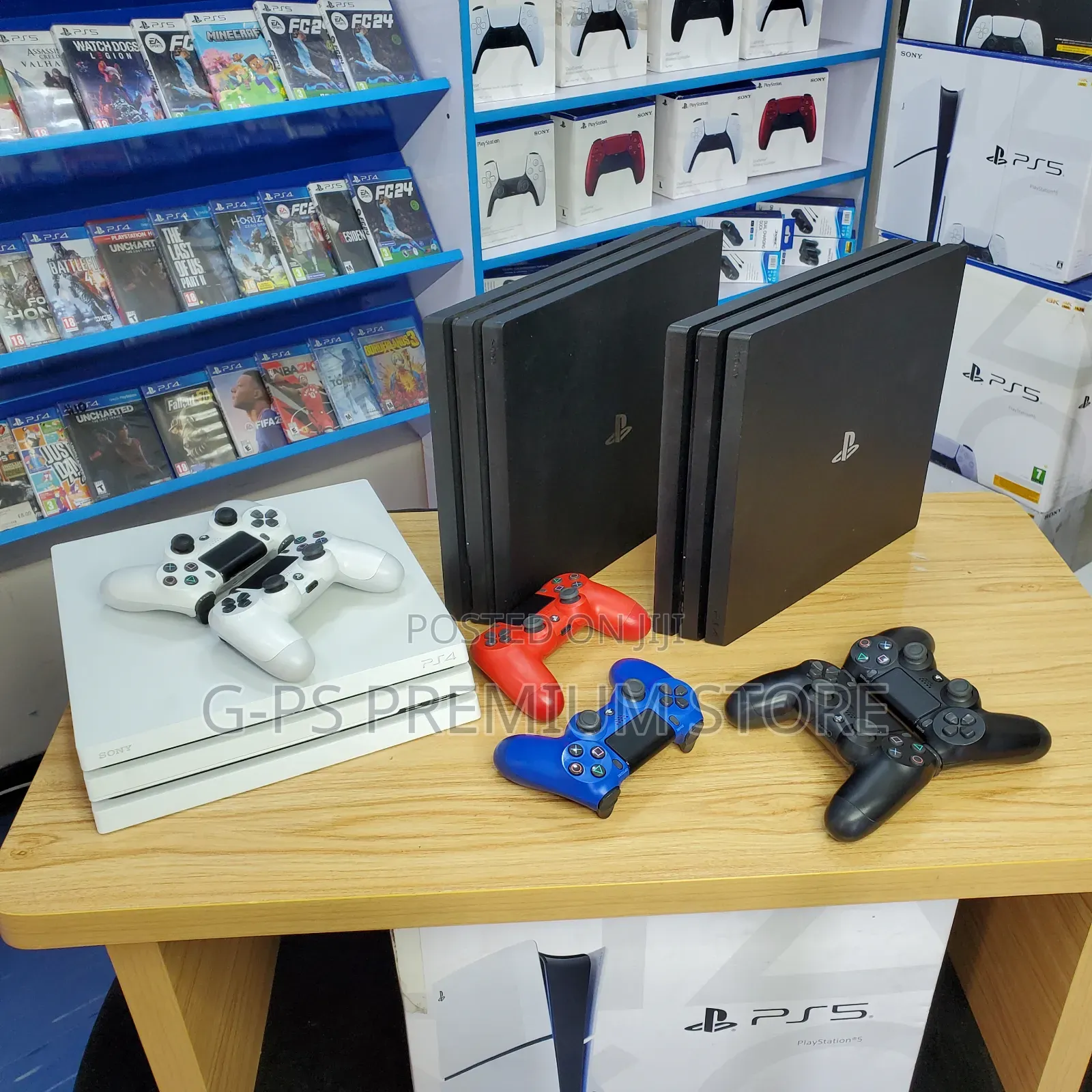 PS4 Pro Original – 2 Original Controller – 6 Month Warranty ታላቅ ዲስካውንት