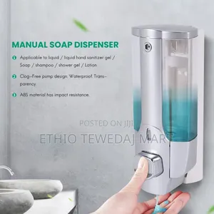 Soap Dispenser Manual Wall Mounted Hand Gel Dispenser 350Ml