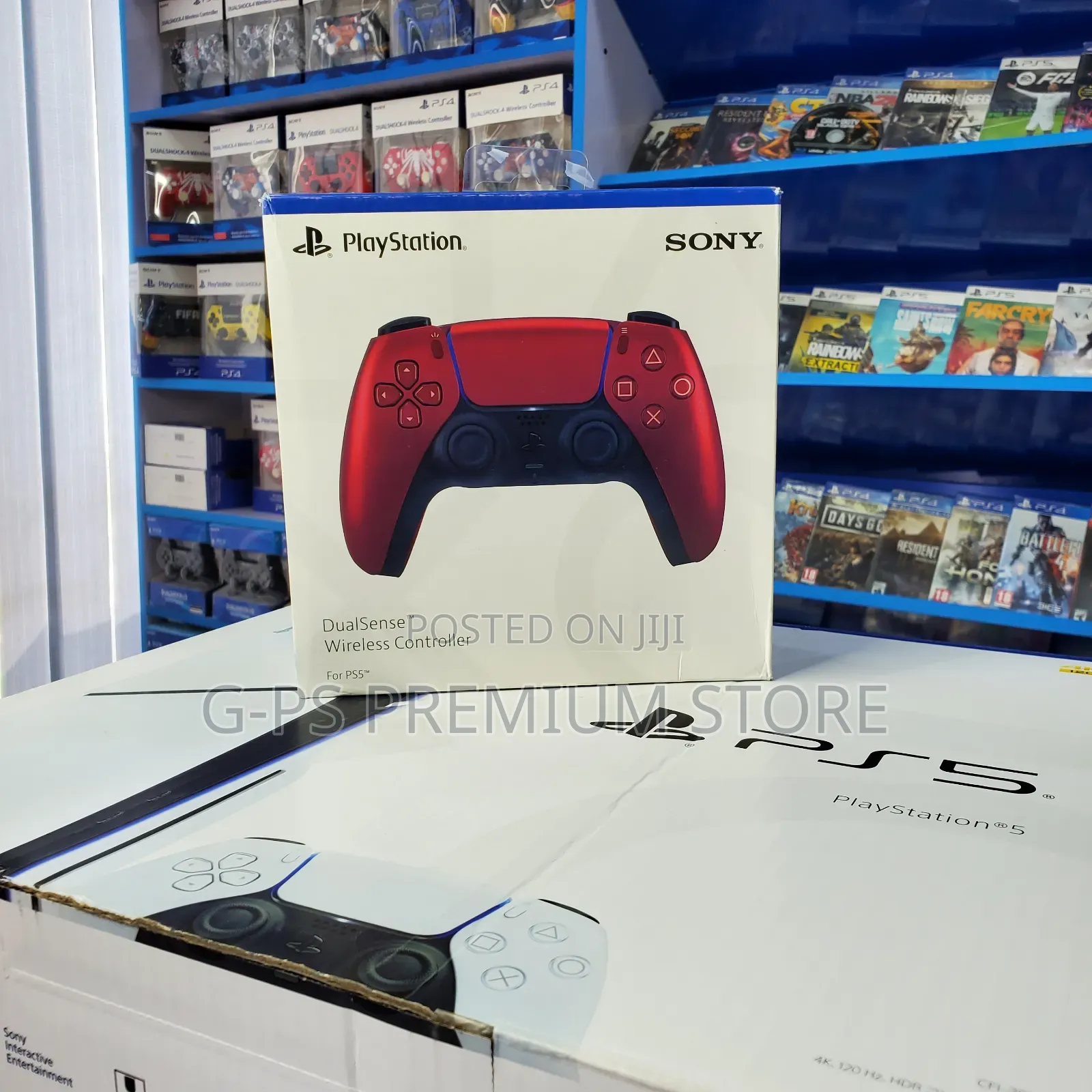 Original PS5 Controller DualSense |ከእነ ካርቱኑ Sealed Package ታላቅ ዲስካውንት