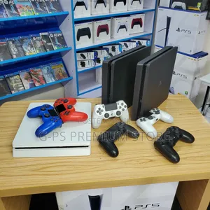 PS4 Slim Gaming Console 2 Original Joystick FC 26 እና 5 ታላቅ ዲስካውንት
‎
