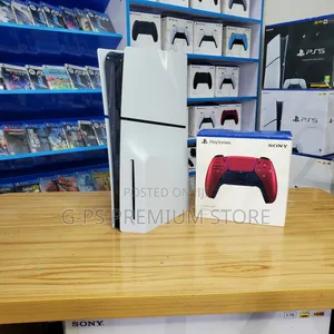 PS5 Slim Gaming Console 1 Joystick – FC 26 እና ሌሎች 5 ጌሞች – ታላቅ ዲስካውንት