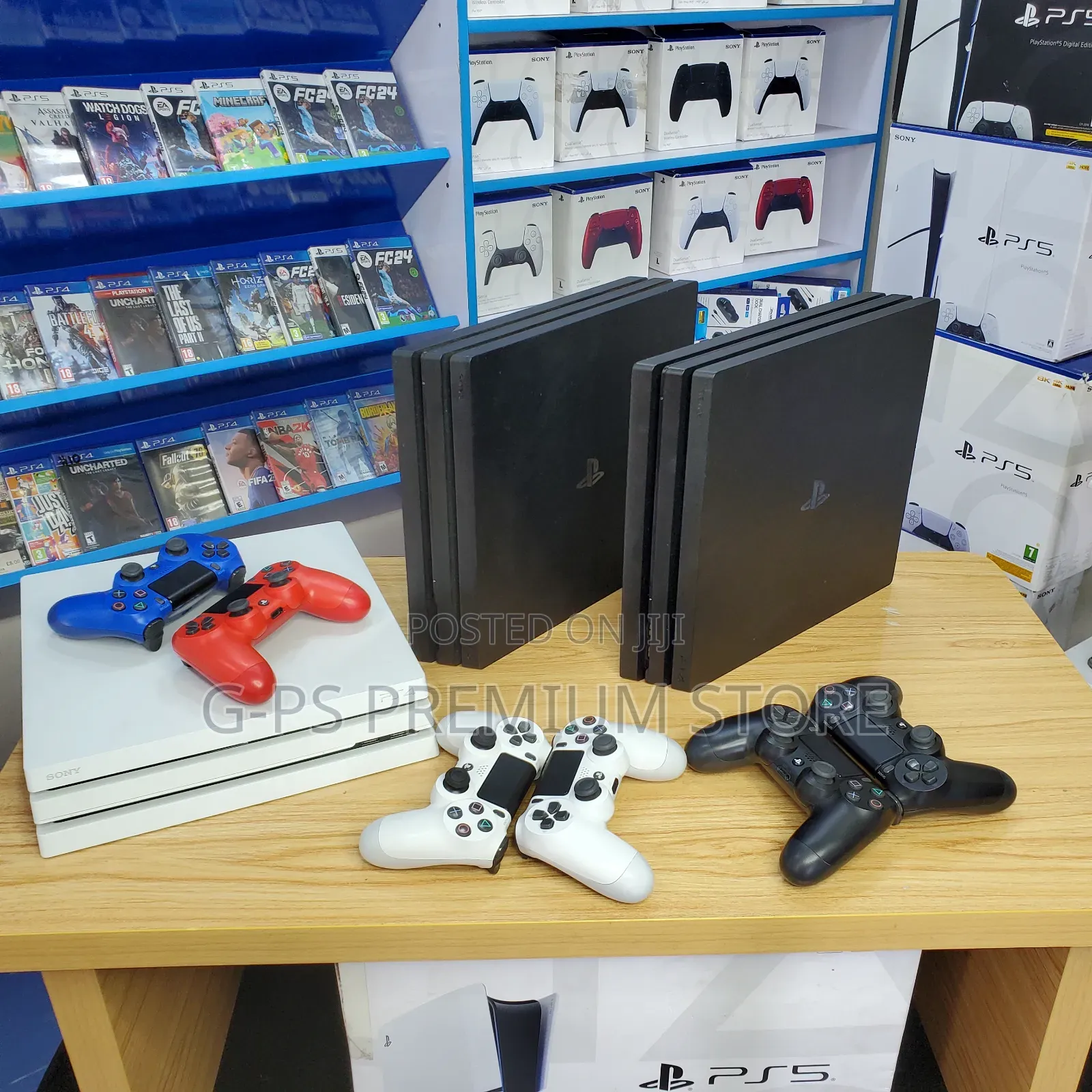 PlayStation 4 Pro Gaming Console – 2 Original Joystick – ታላቅ ዲስካውንት