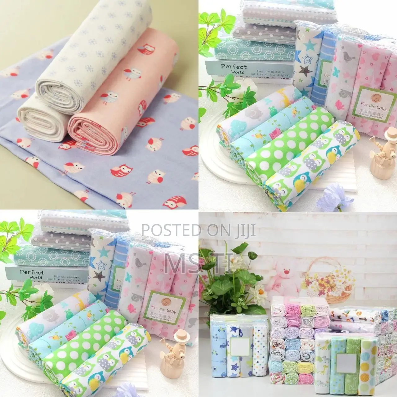 Flannel Receiving Blankets