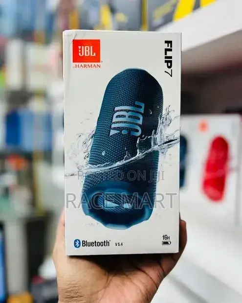 Black JBL Flip 7 Premium Bluetooth Speaker