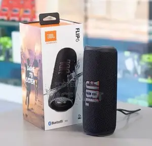 Black JBL Flip 6 Portable Bluetooth Speaker