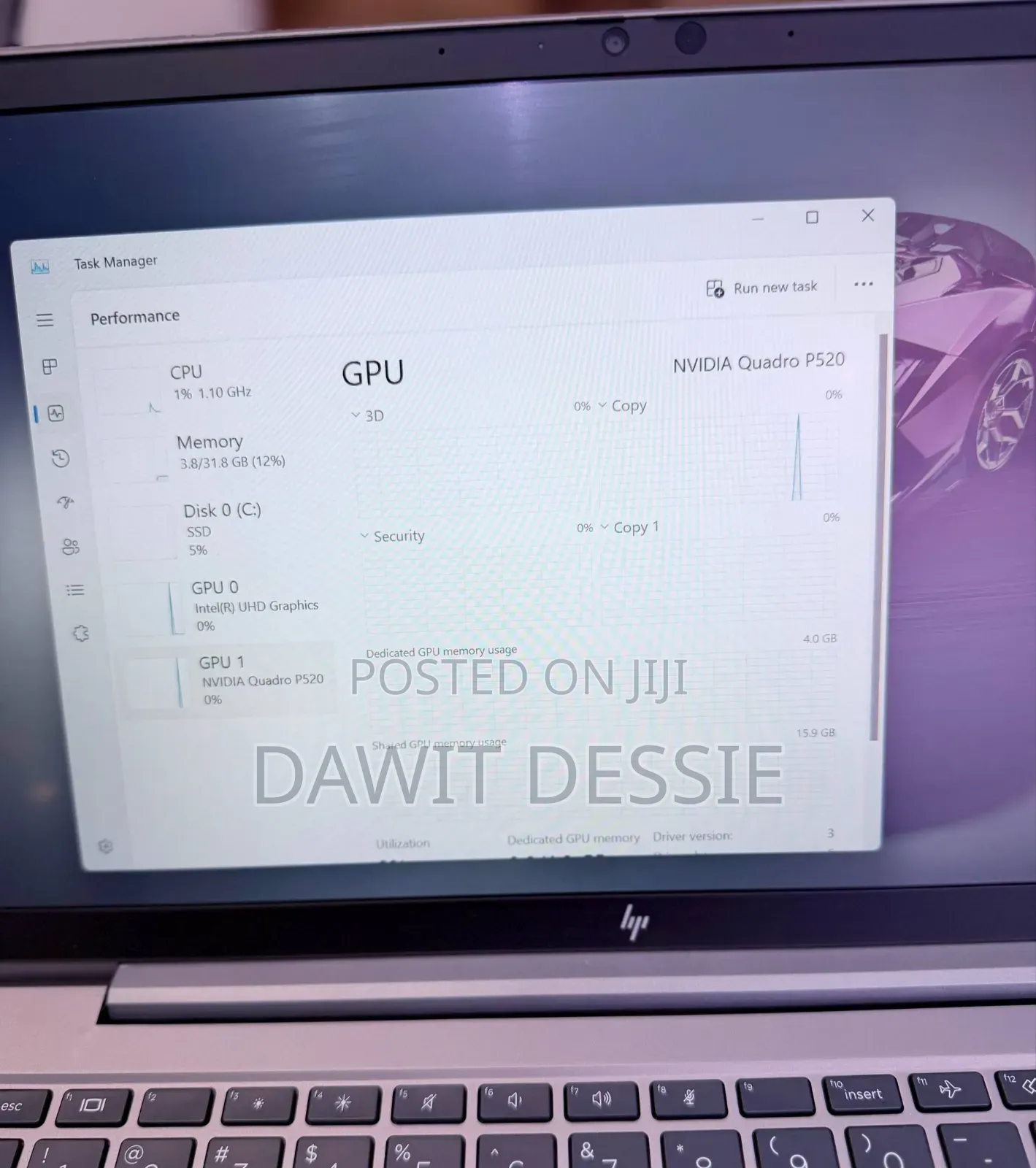 New Laptop HP 16GB Intel Core i7 SSD 512GB