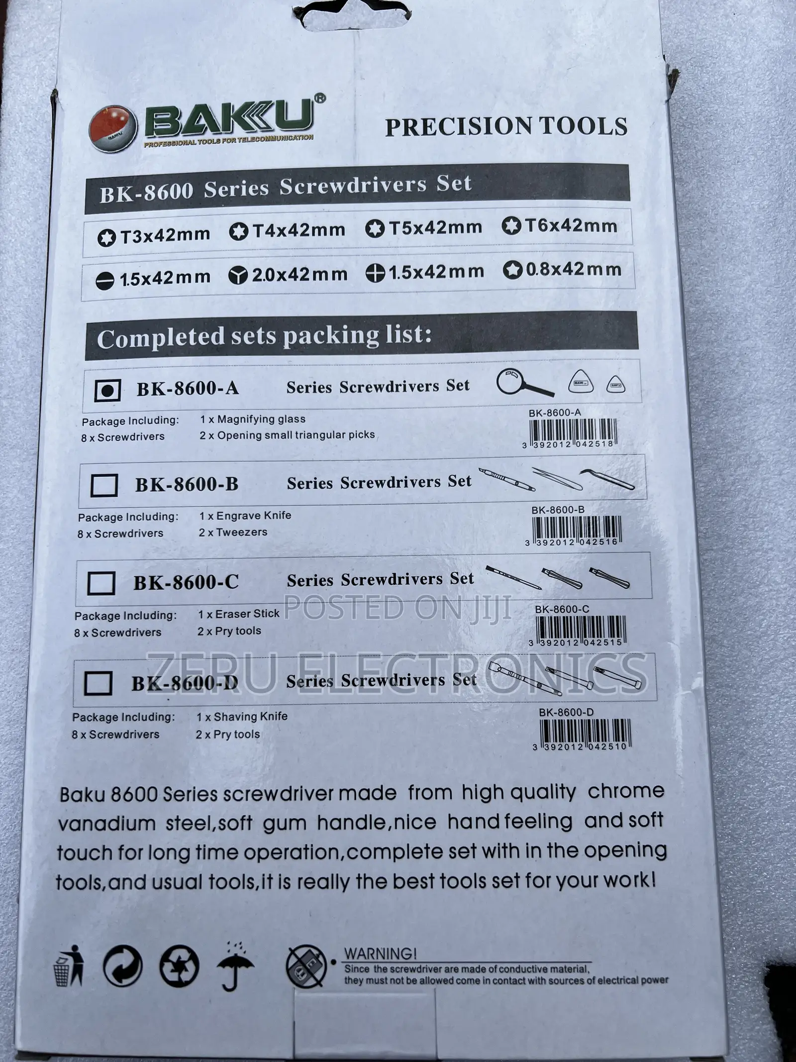 Baku Screwdriver Set