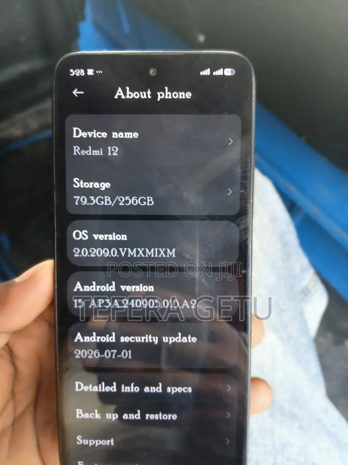 Xiaomi 12 256 GB Black