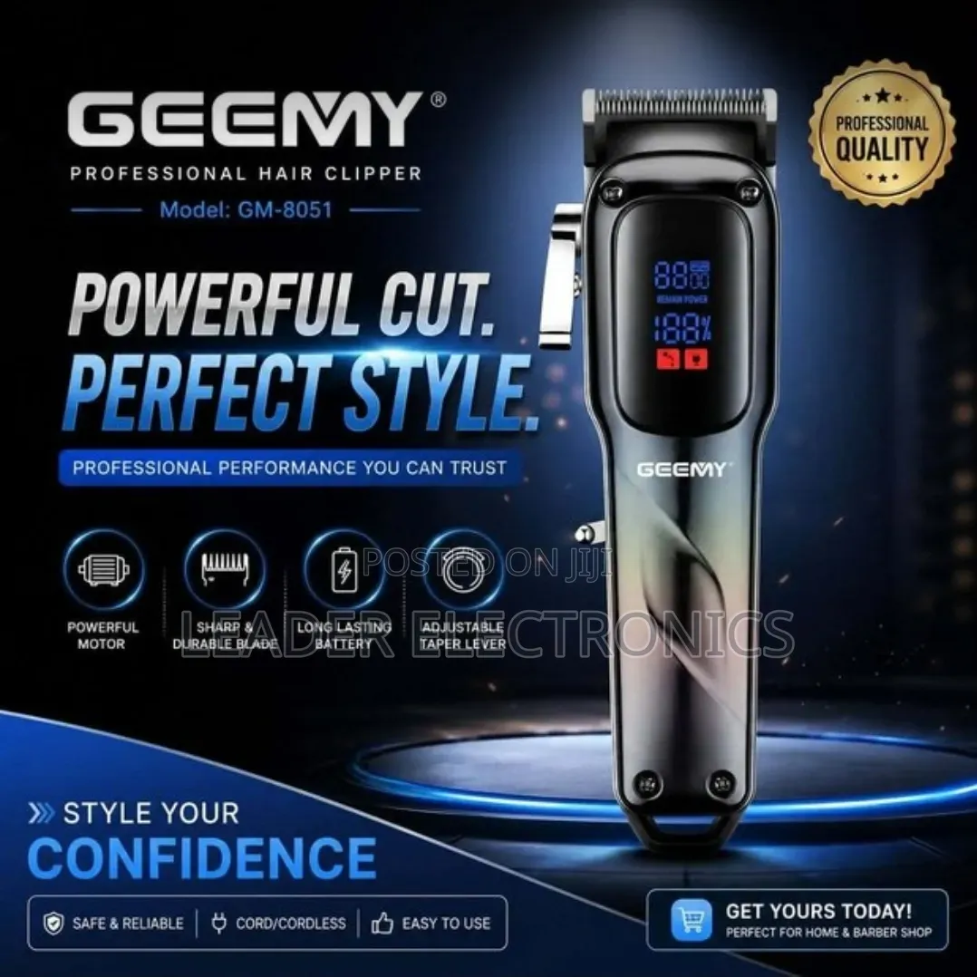 Geemy Professional Hair Clipper and Trimmer
