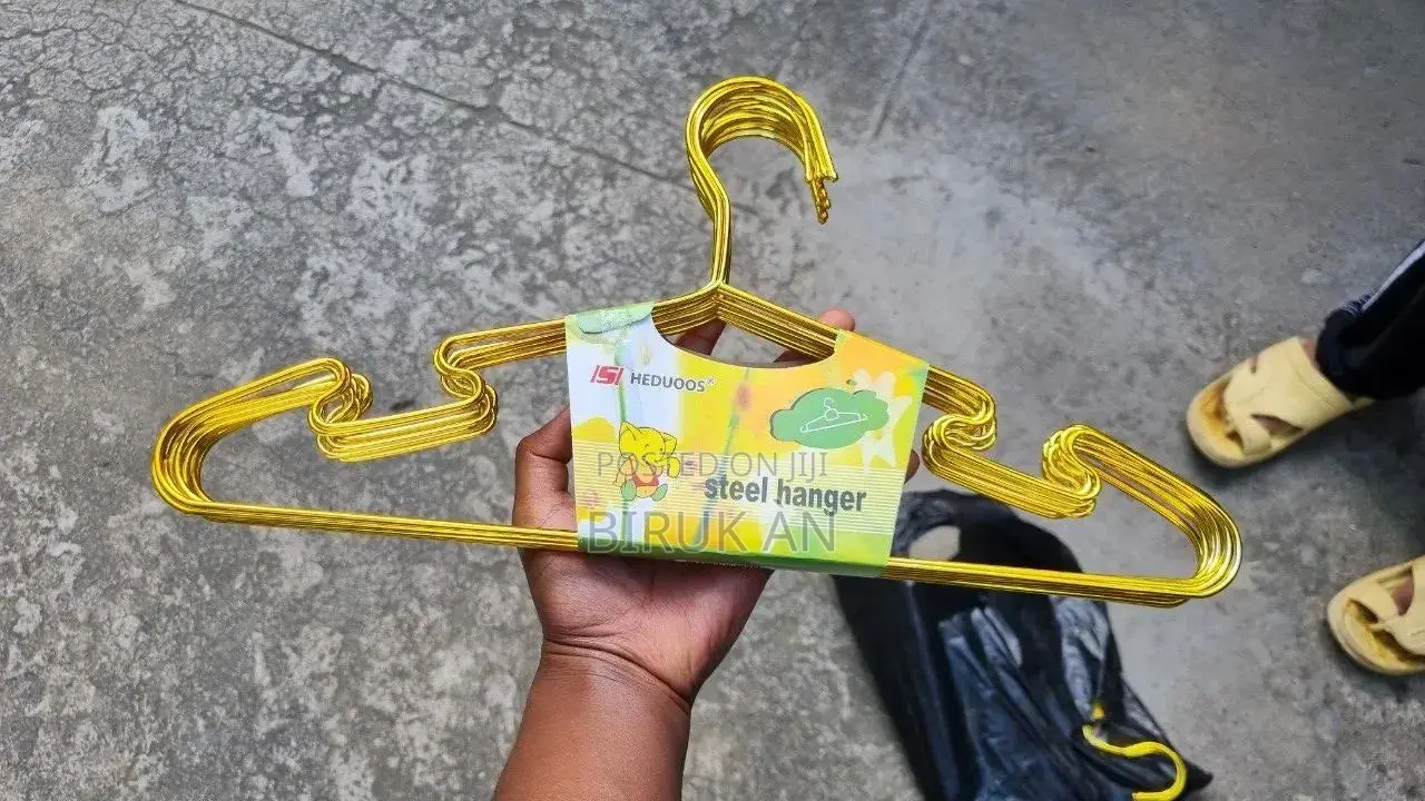 Gold Metal Cloth Hanger