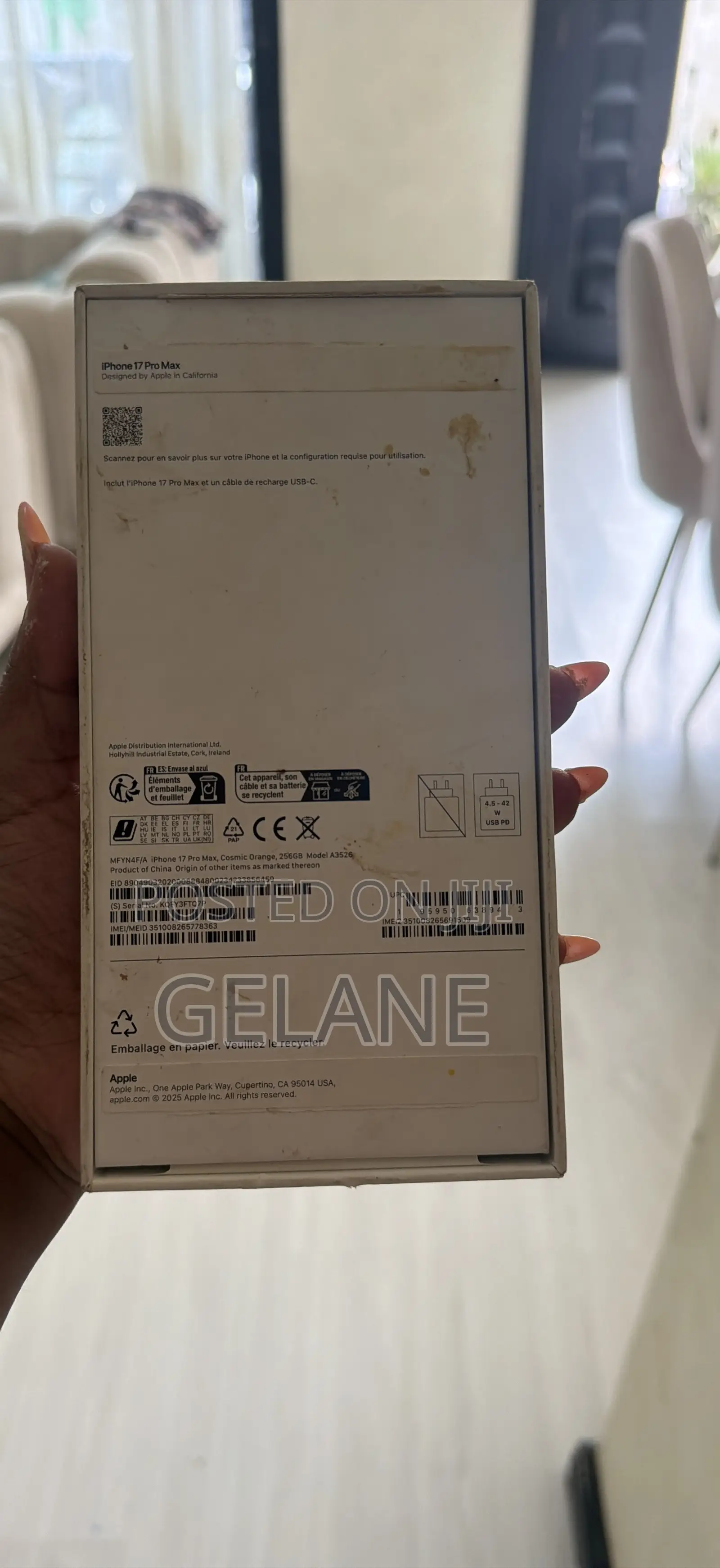 Apple iPhone 17 Pro Max 256 GB Orange