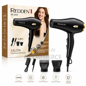 Redden 5in1 Professional Hair Dryer የፀጉር ማድረቂያ
