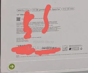 New Laptop Apple MacBook Pro 2024 M4 Pro 24GB Apple M4 Pro SSD 1T
