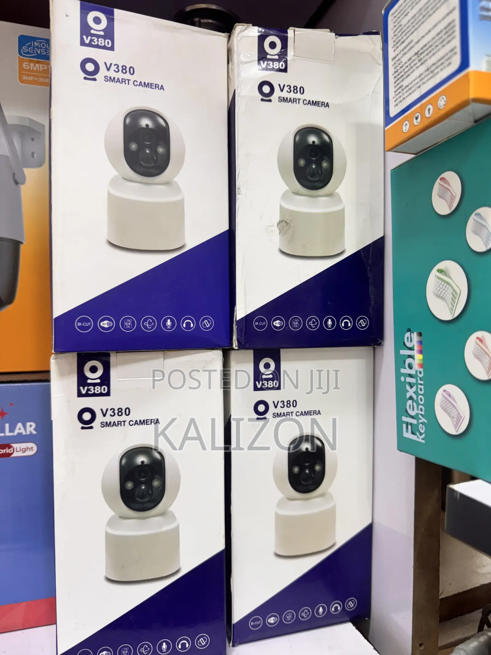 V380 Wireless Smart Security Camera (Indoor PTZ) SIM + Battery