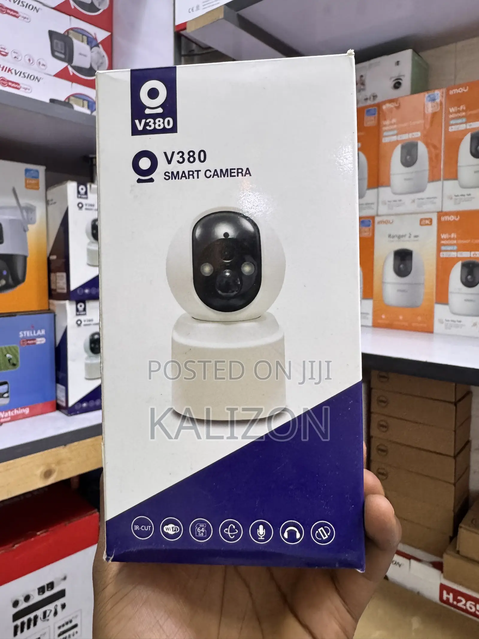 V380 Wireless Smart Security Camera (Indoor PTZ) SIM + Battery