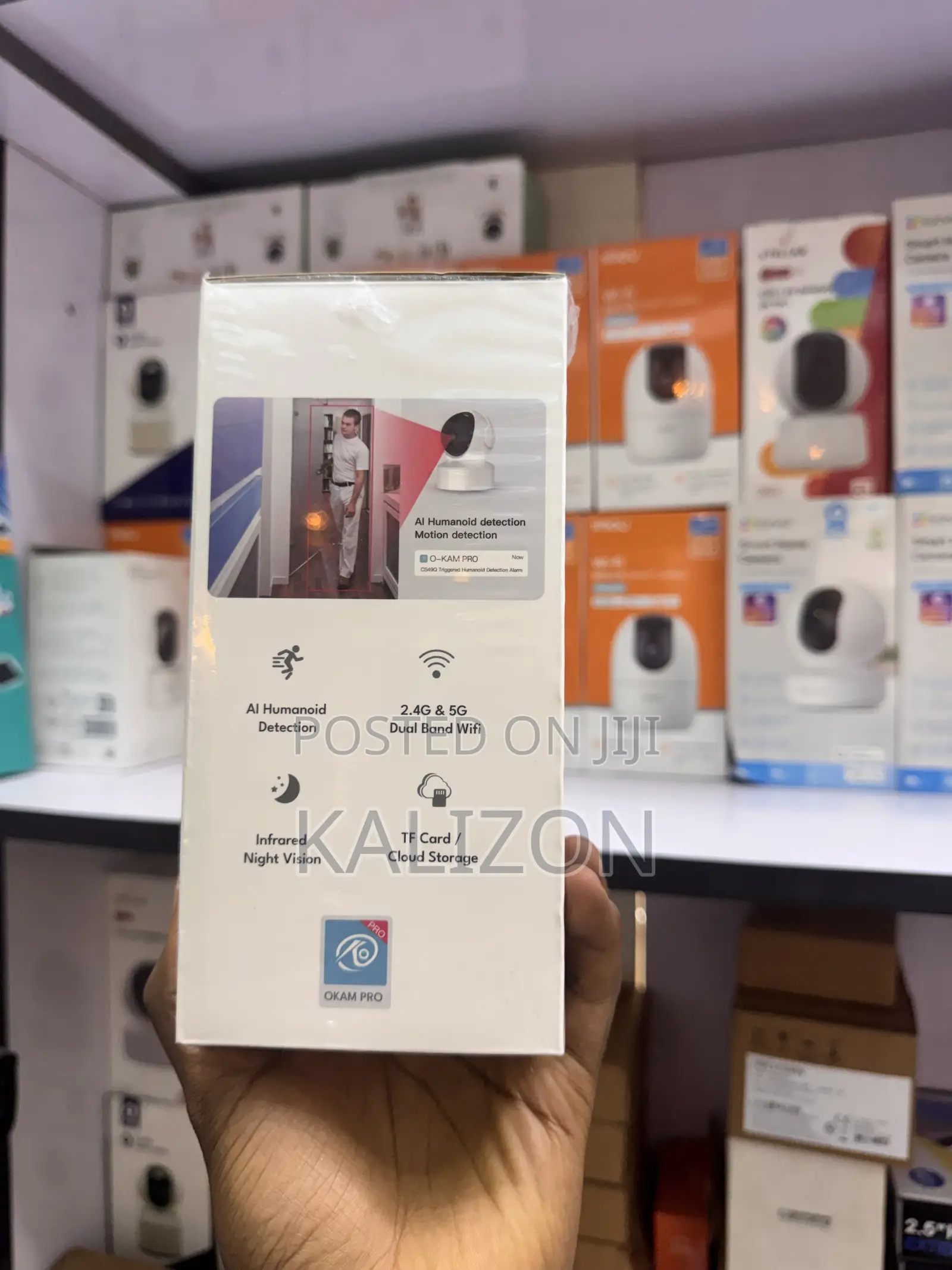 Stellar Ranger Pro 4MP () Dual-Band Wi-Fi LAN PTZ Camera የቤት ካሜራ