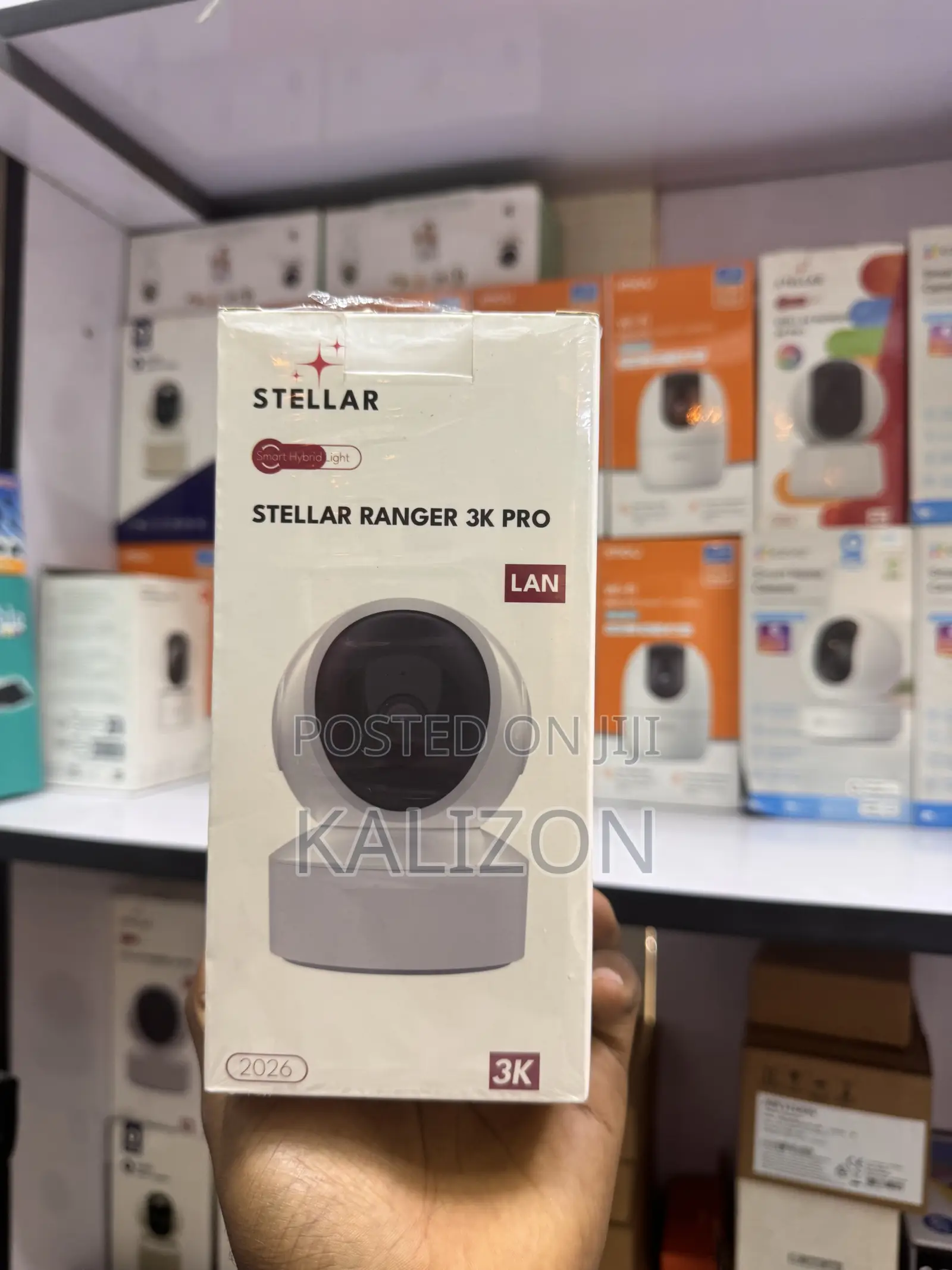 Stellar Ranger Pro 4MP () Dual-Band Wi-Fi LAN PTZ Camera የቤት ካሜራ