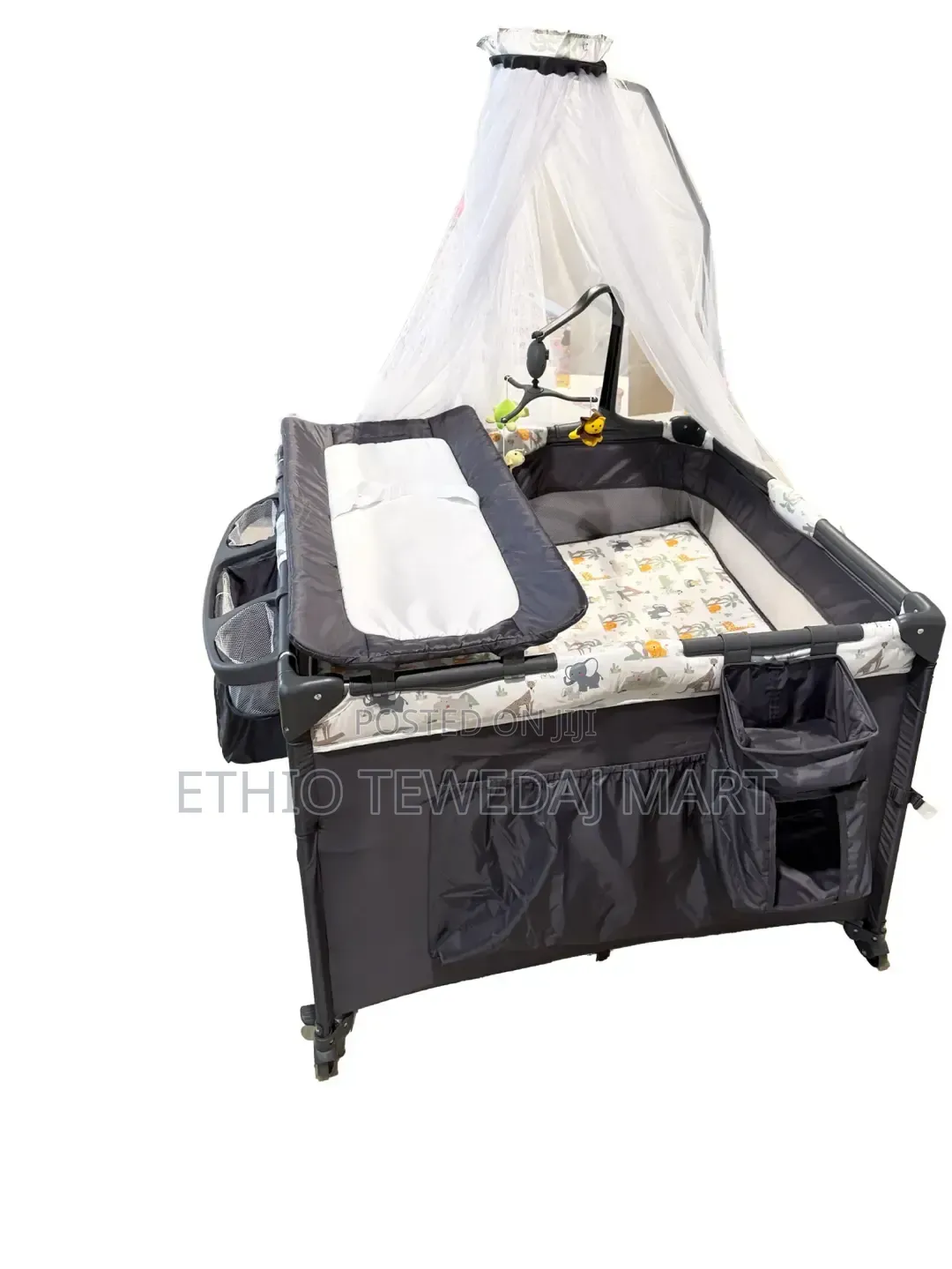 COLINONE Baby Multifunction Crips || 3-in-1Portable Sleeper Playard