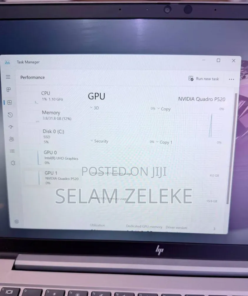New Laptop HP 16GB Intel Core i7 SSD 512GB
