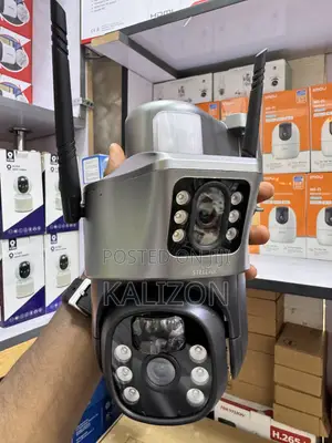 Stellar 4G Dual-Lens Outdoor Solar PTZ Camera በሶላር ና ሲም የሜሰራ ካሜራ