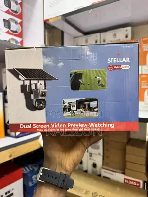 Stellar 4G Dual-Lens Outdoor Solar PTZ Camera በሶላር ና ሲም የሜሰራ ካሜራ