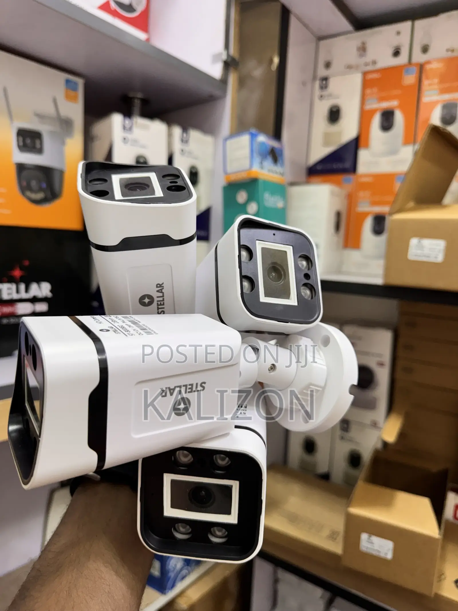 የደህንነት ካሜራ Stellar 4-Channel HD Security Camera System Kit