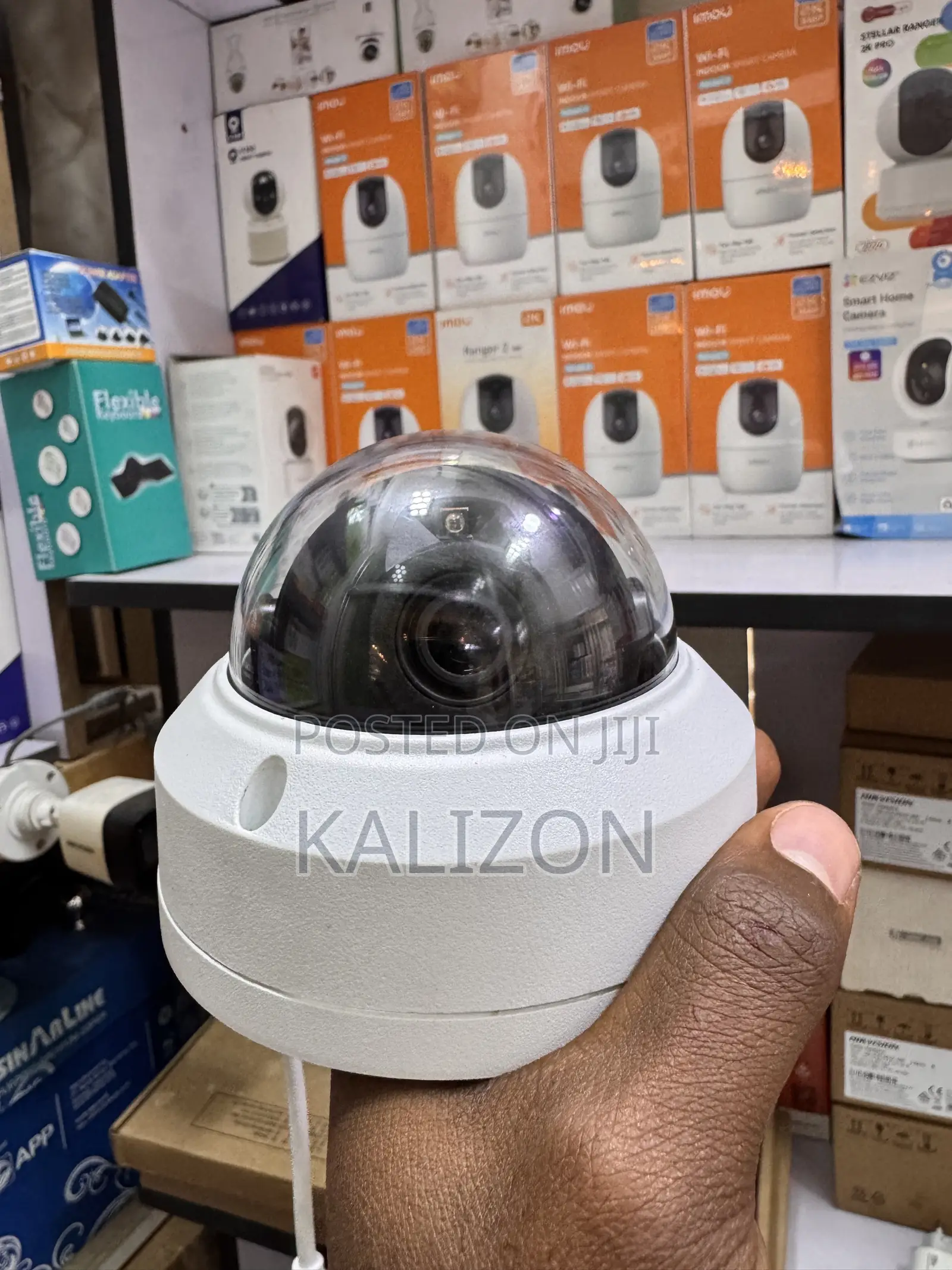 Hikvision Smart Hybrid Light Dome Camera 2MP Network Dome የደህንነት ካሜራ