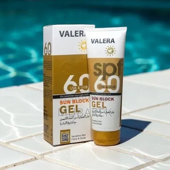 Valera SPF 60 Gel 125ml | واقي شمس ومفتح للبش
