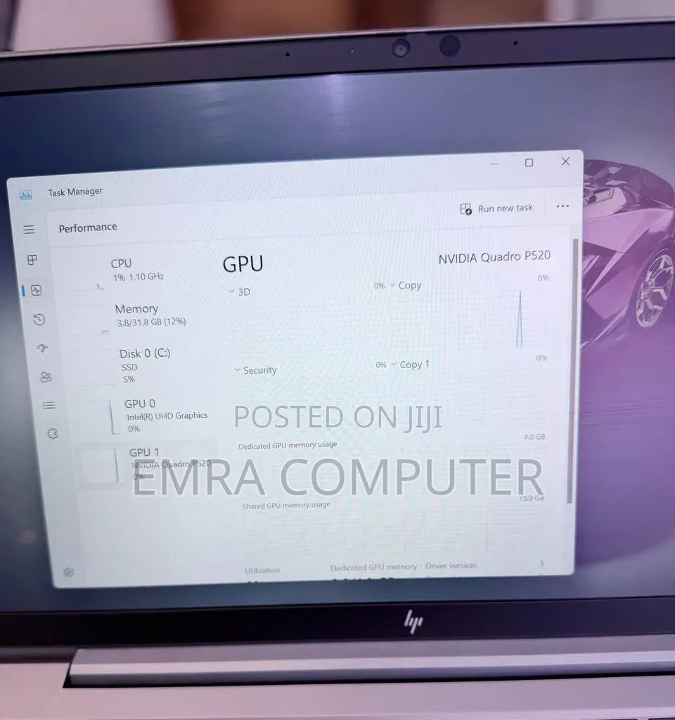 New Laptop HP 16GB Intel Core i7 SSD 512GB
