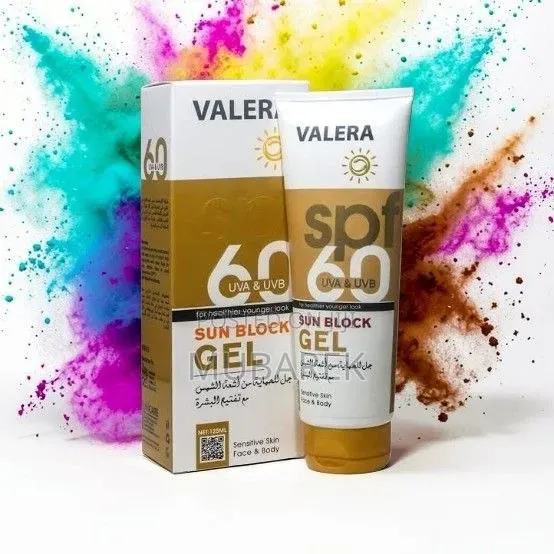 SPF 60 Sun Block Gel | فاليرا جل واقي شمس فعال
