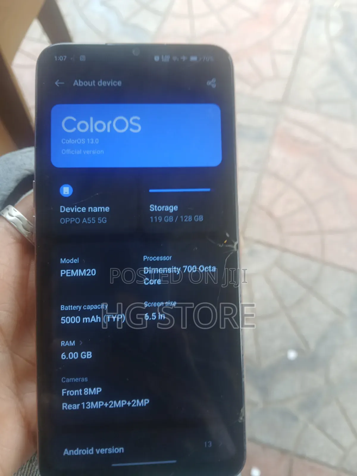 Oppo A55 5G 128 GB Bronze