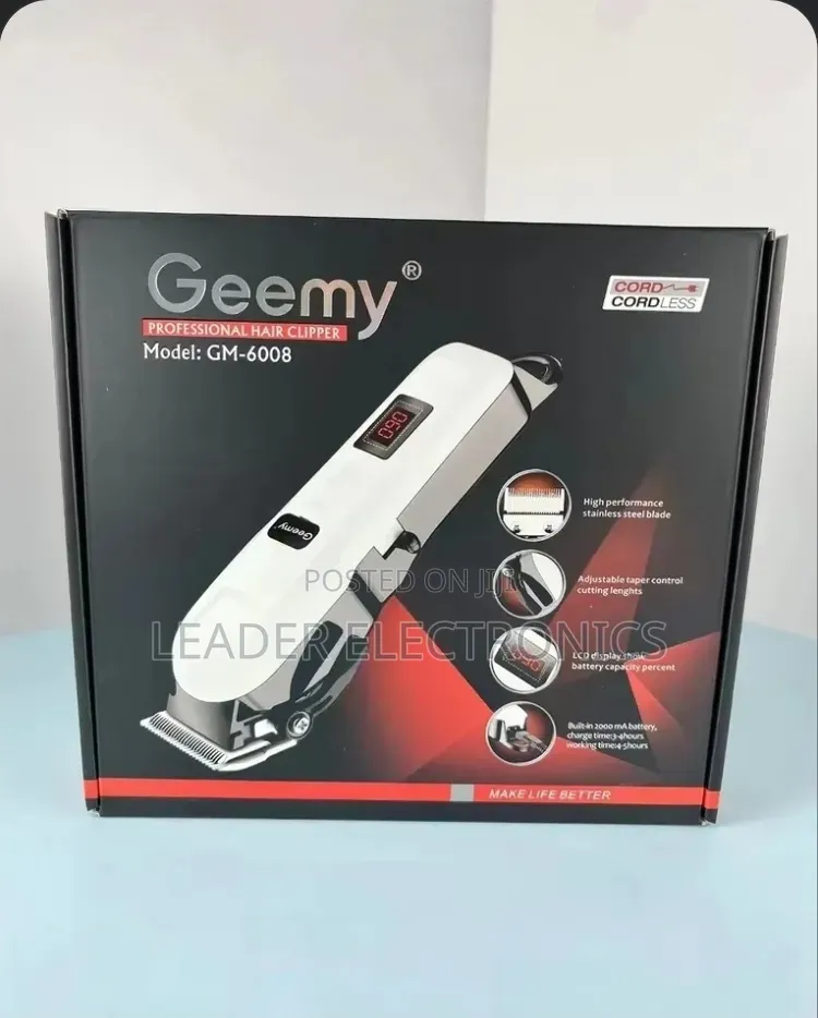 Geemy Rechargeable Hair Clipper and Trimmer