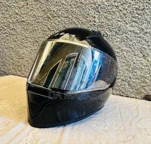 Black Vega Bolt Full-Face Motorcycle Helmet