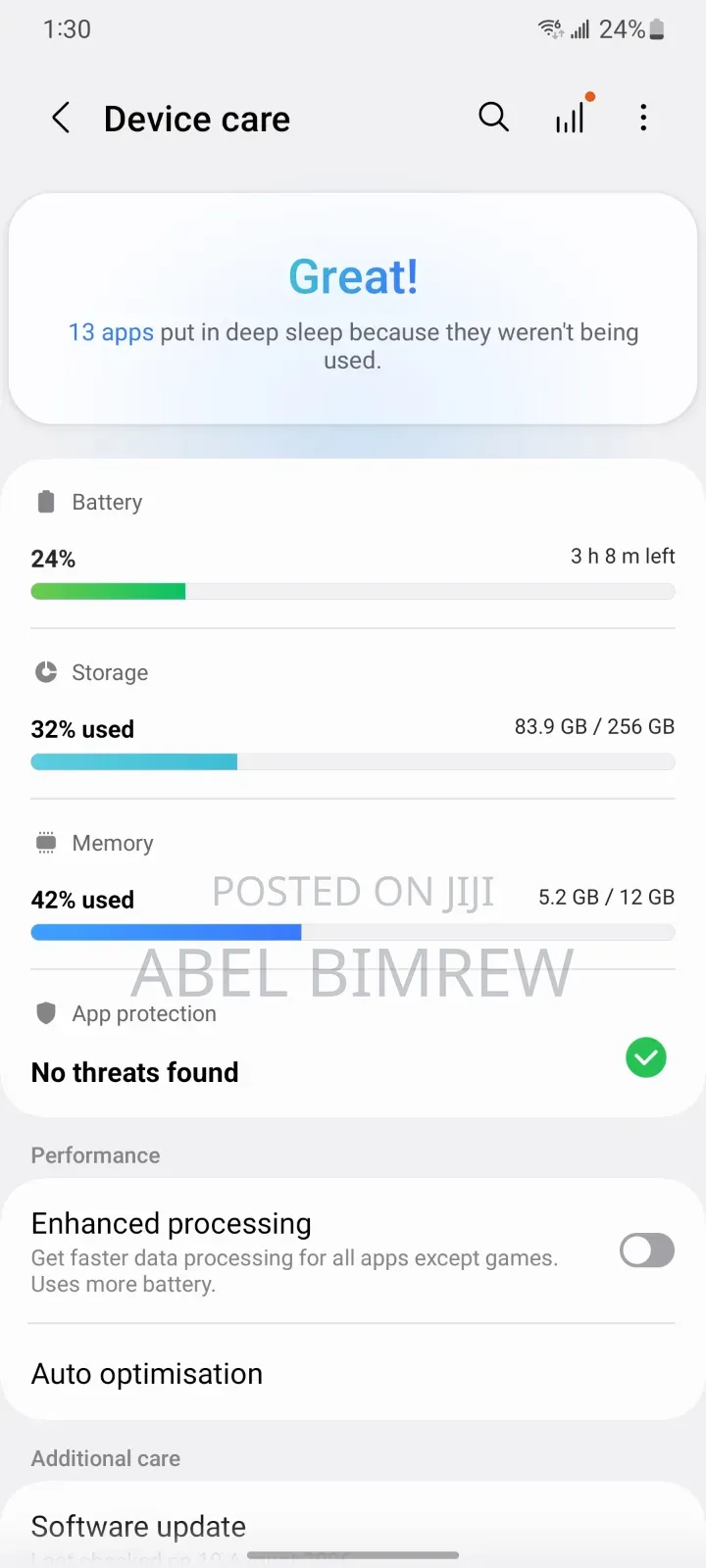 Samsung Galaxy S20 Ultra 5G 256 GB White