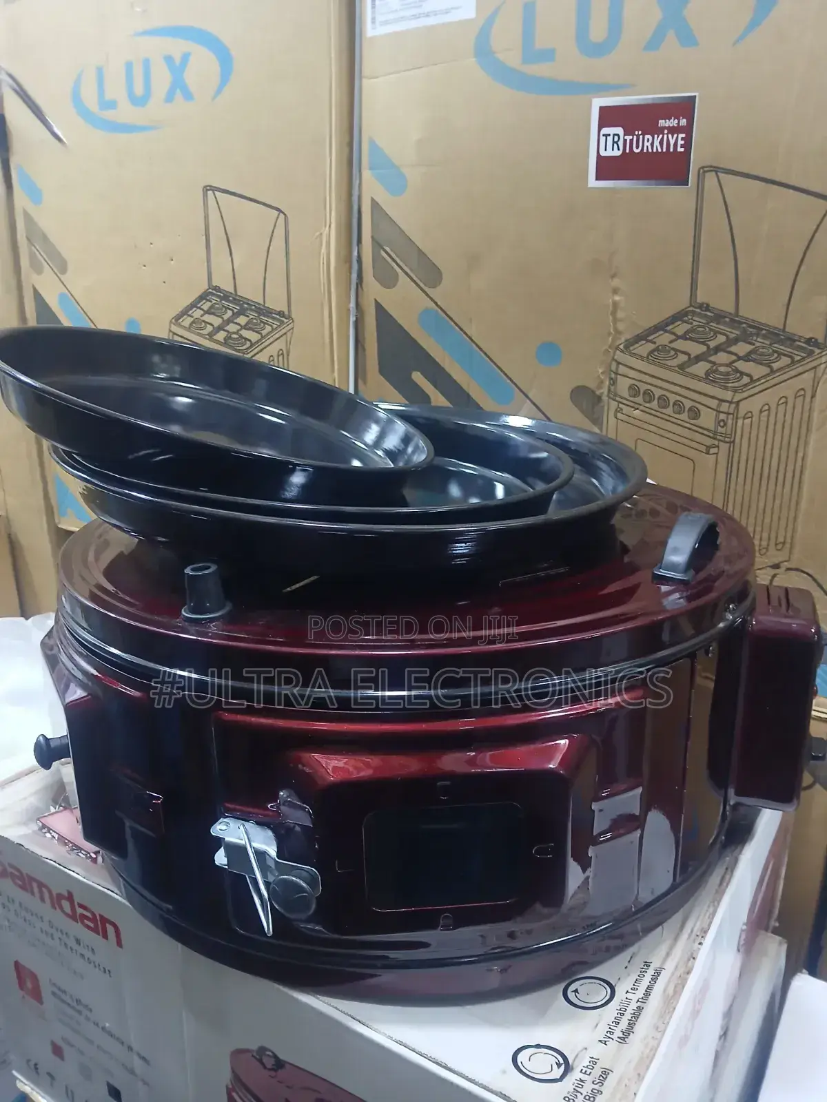 Samdan Large Round Oven – 1900w በቤትዎ ውስጥ የሬስቶራንት ጣዕም! Samdan