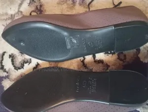 Moleca Brown Pointed Toe Ballet Flats With Bow-Size 39