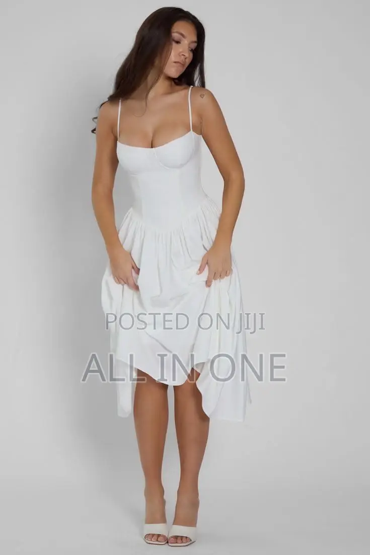 White Cotton High Quality Linen Clothes