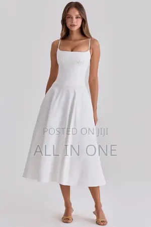 White Cotton High Quality Linen Clothes