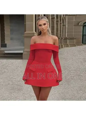Off Shoulder Dress With Different Size