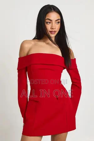 Off Shoulder Dress With Different Size