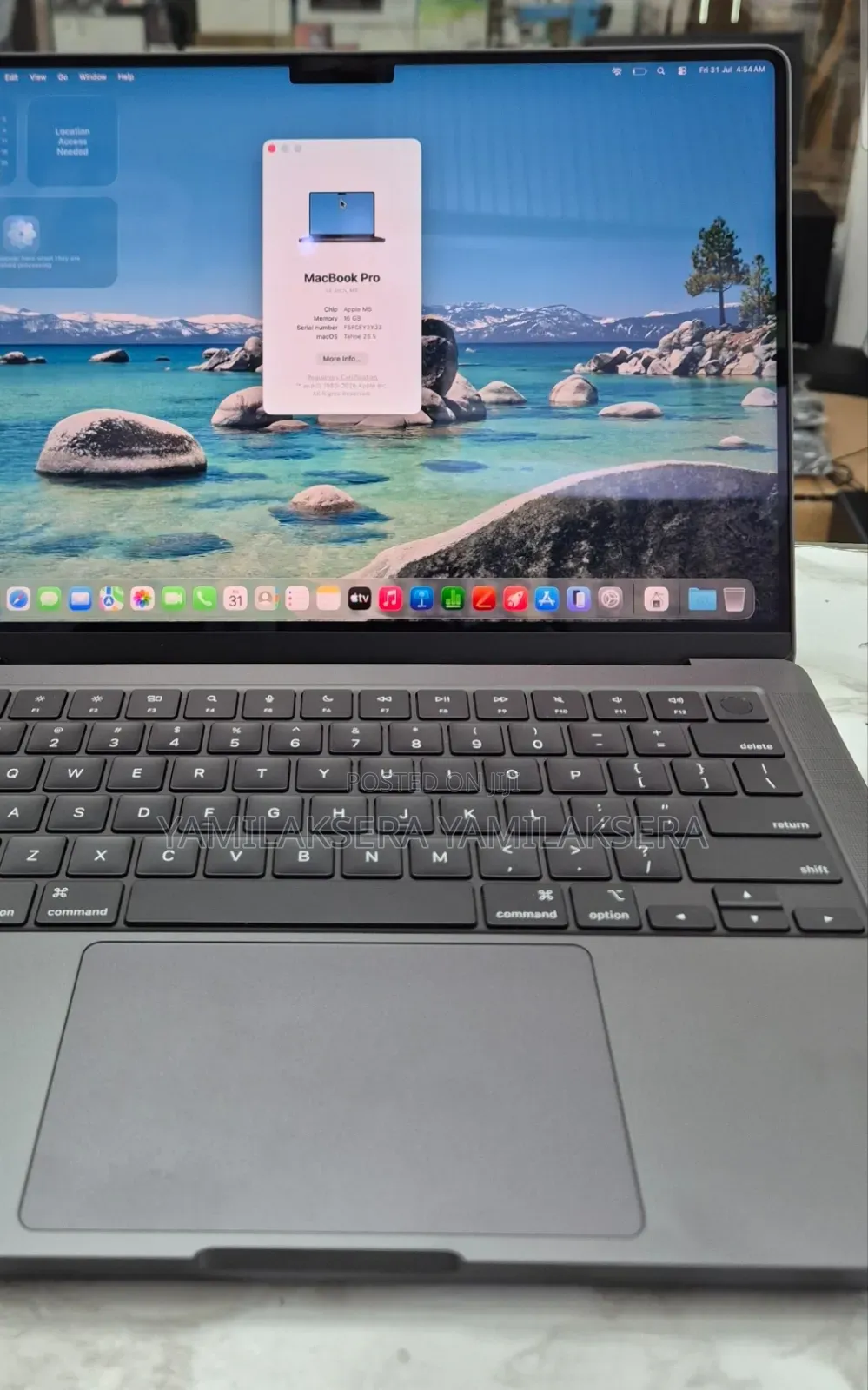New Laptop Apple MacBook Pro 2025 M5 16GB Apple M5 SSD 1T