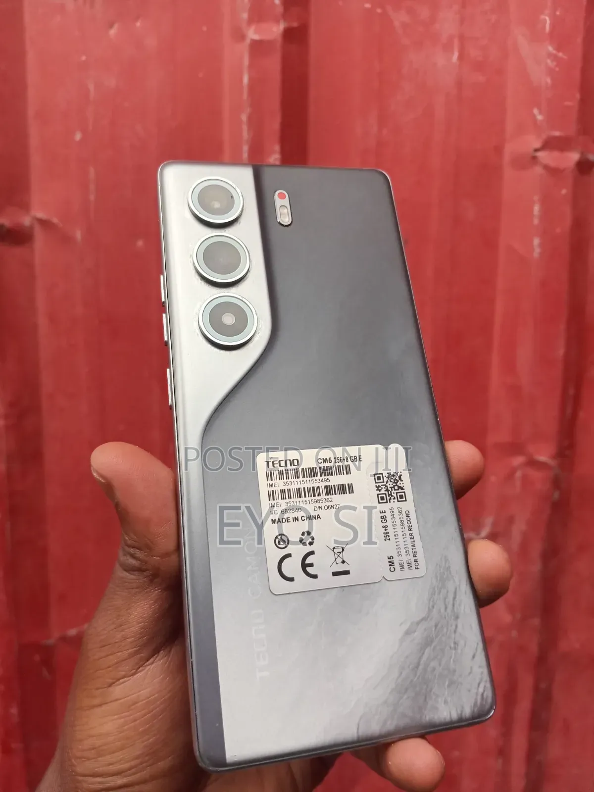 New Tecno Camon 40 256 GB Blue
