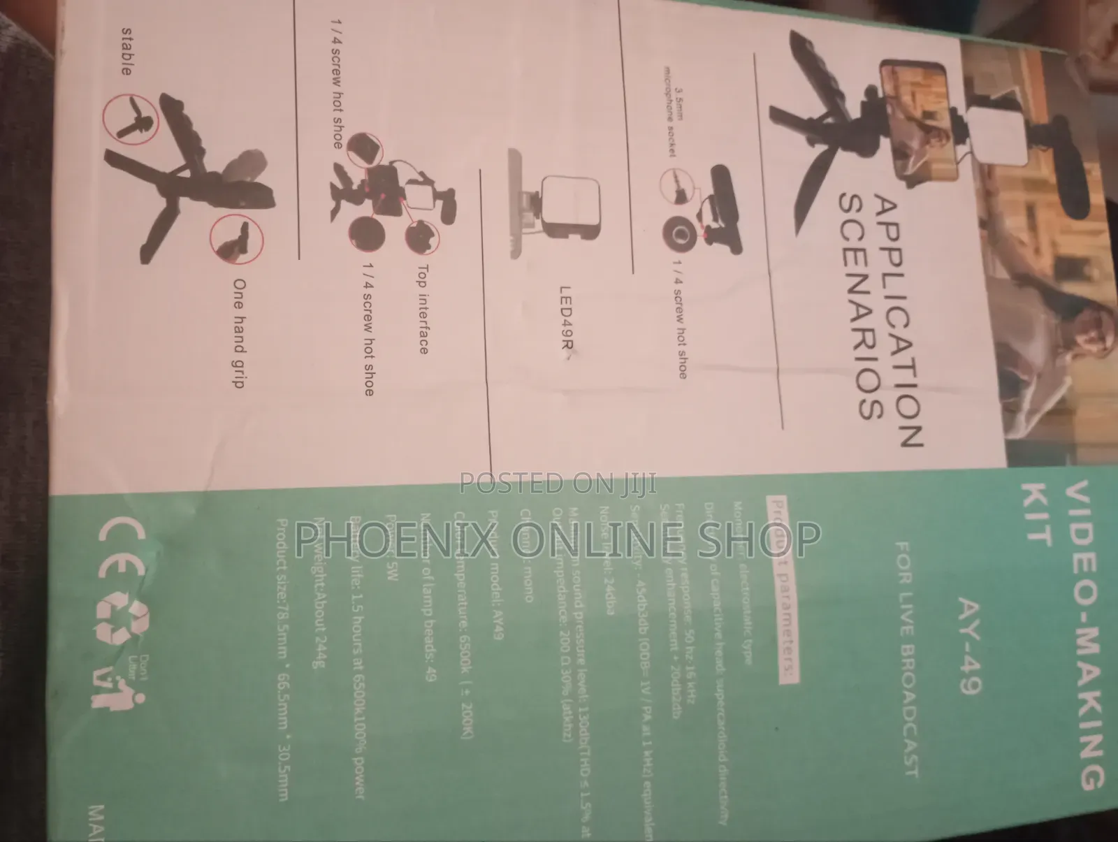 AY-49 Video Making Kit / Vlogging Kit - Brand New