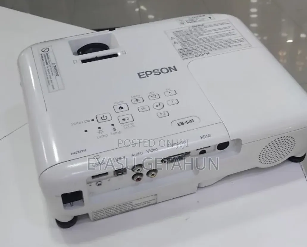 Epson Projector 
Model Name: EB-S41
  Has Bag and R